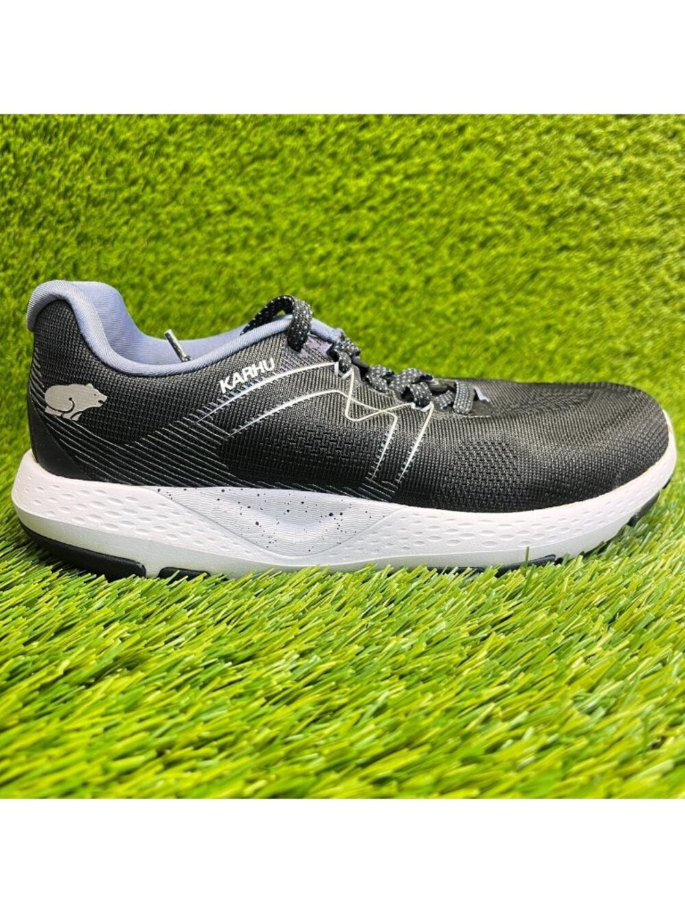 Karhu Ikoni Ortix Hivo Womens Size 7 Black White Athletic Running Shoes Sneakers